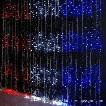 LED Waterfall Curtain Light with Controller, Like Real Waterfall Effect for Indoor and Outdoor